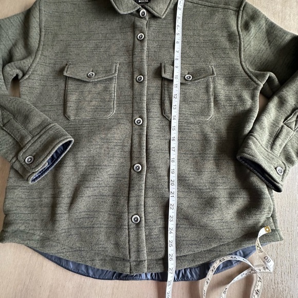 Prana Women's tri-thermal shacket Olive Green Jacket X-Large - Picture 8 of 9